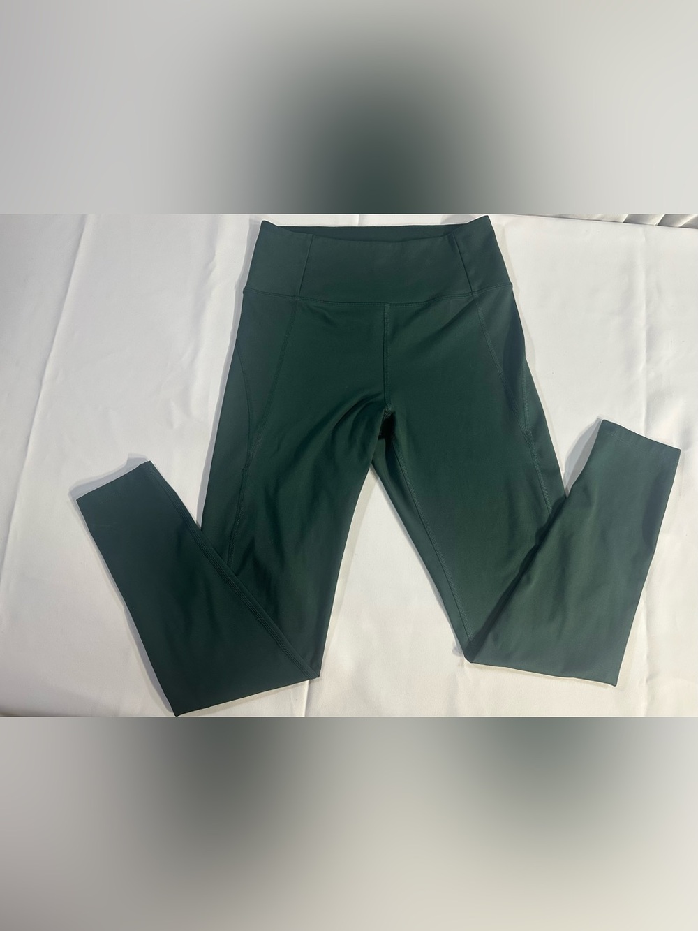 girlfriend collective Dark Green High-Rise Leggings